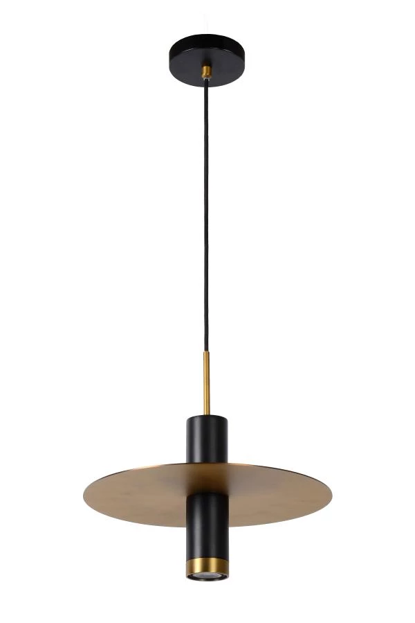 Lucide SELIN - Hanglamp - Ø 35 cm - 1xGU10 - Zwart - uit